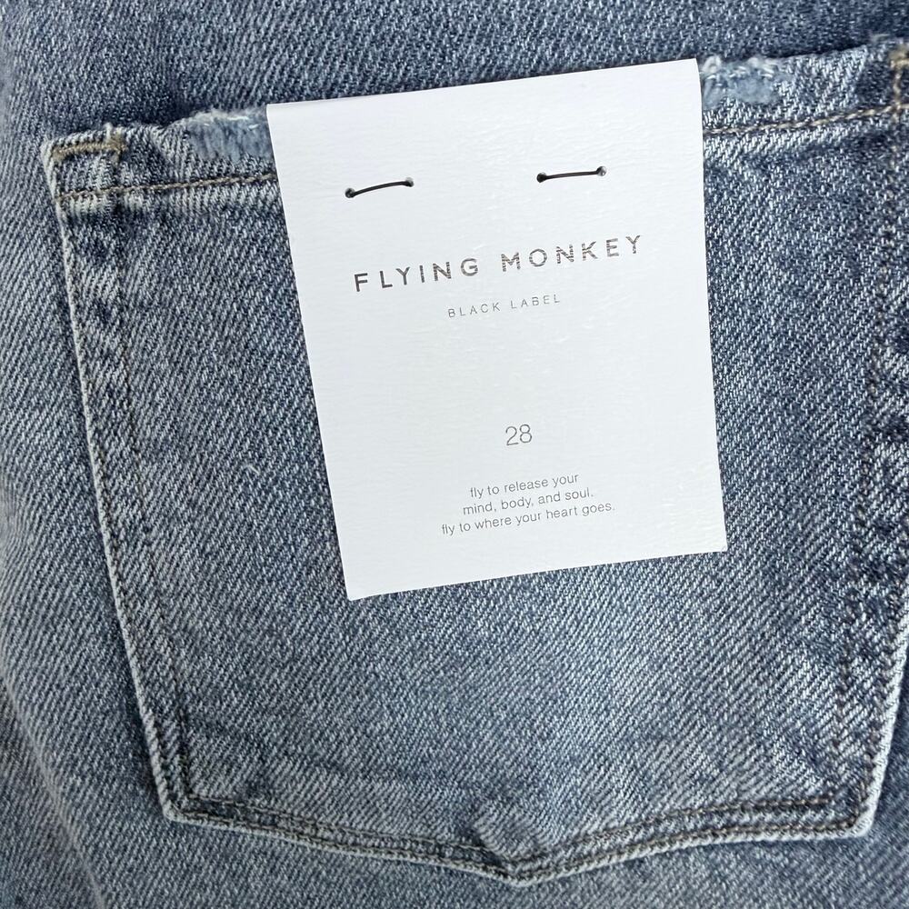 FLYING MONKEY 90'S Vintage Slim Straight Jeans - Y3913 - Size 28 - Picture 8 of 8
